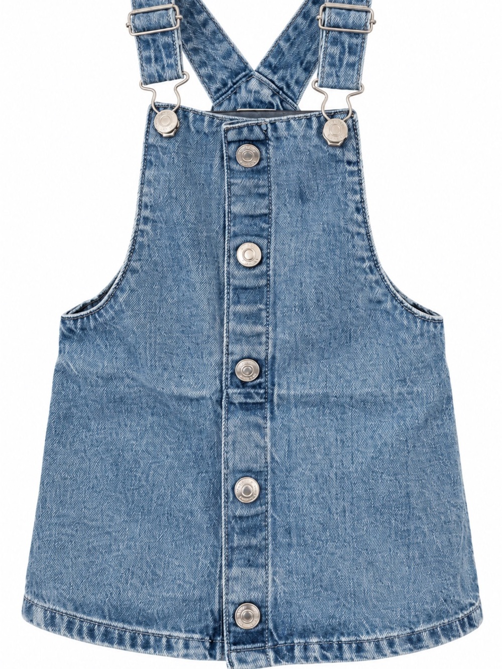 F&F Girls Denim Pinafore Dress 18–24 Months